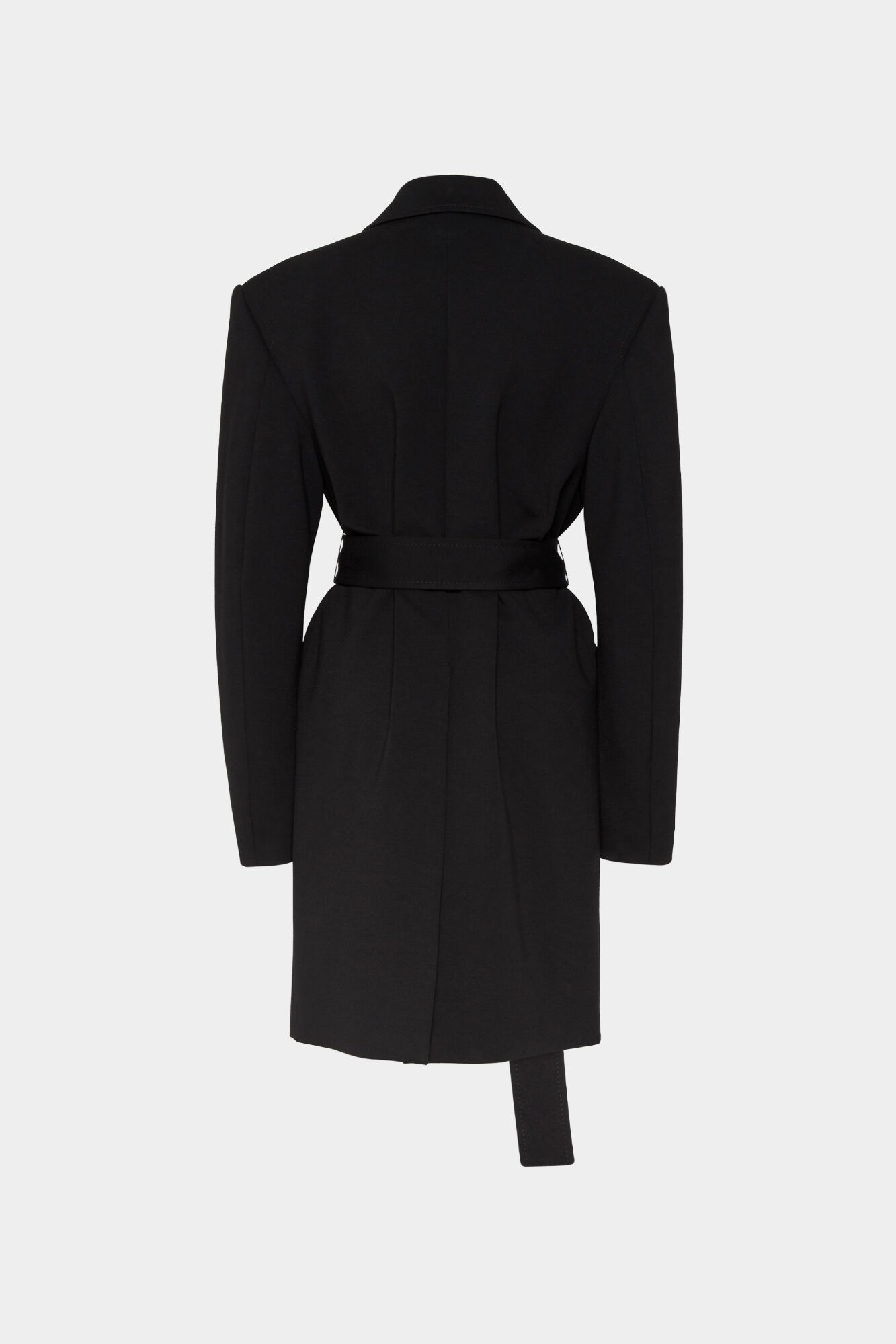 Jersey Waist Tie Coat