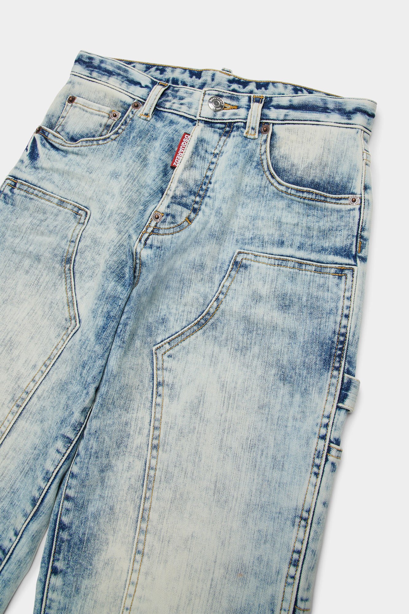 D2Kids Junior Light Ocean Drive Wash Loose Jeans