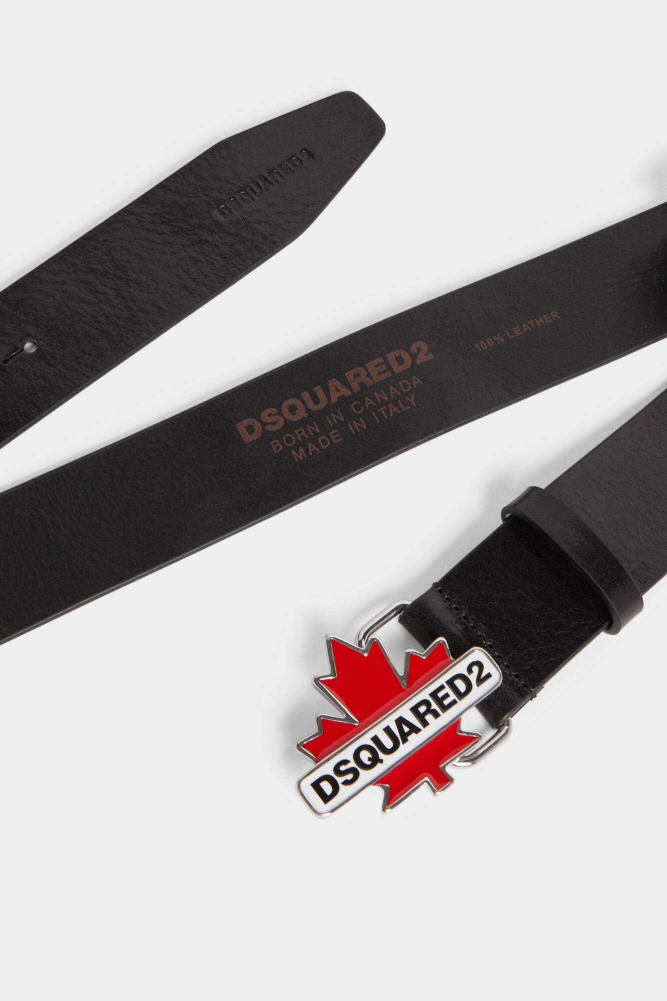 Dsquared2 Leaf Plaque Belt
