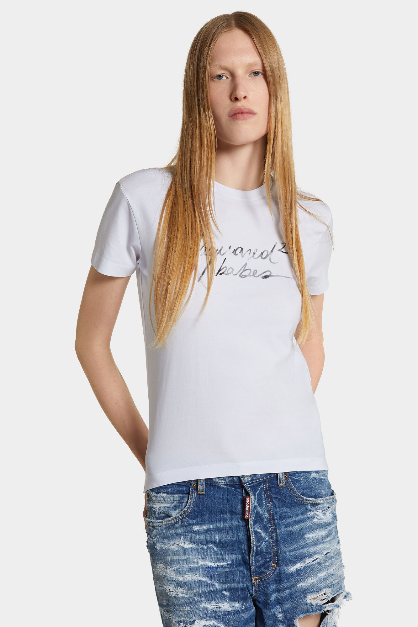 Wash Just Right Fit Dsquared2 Babes T-Shirt