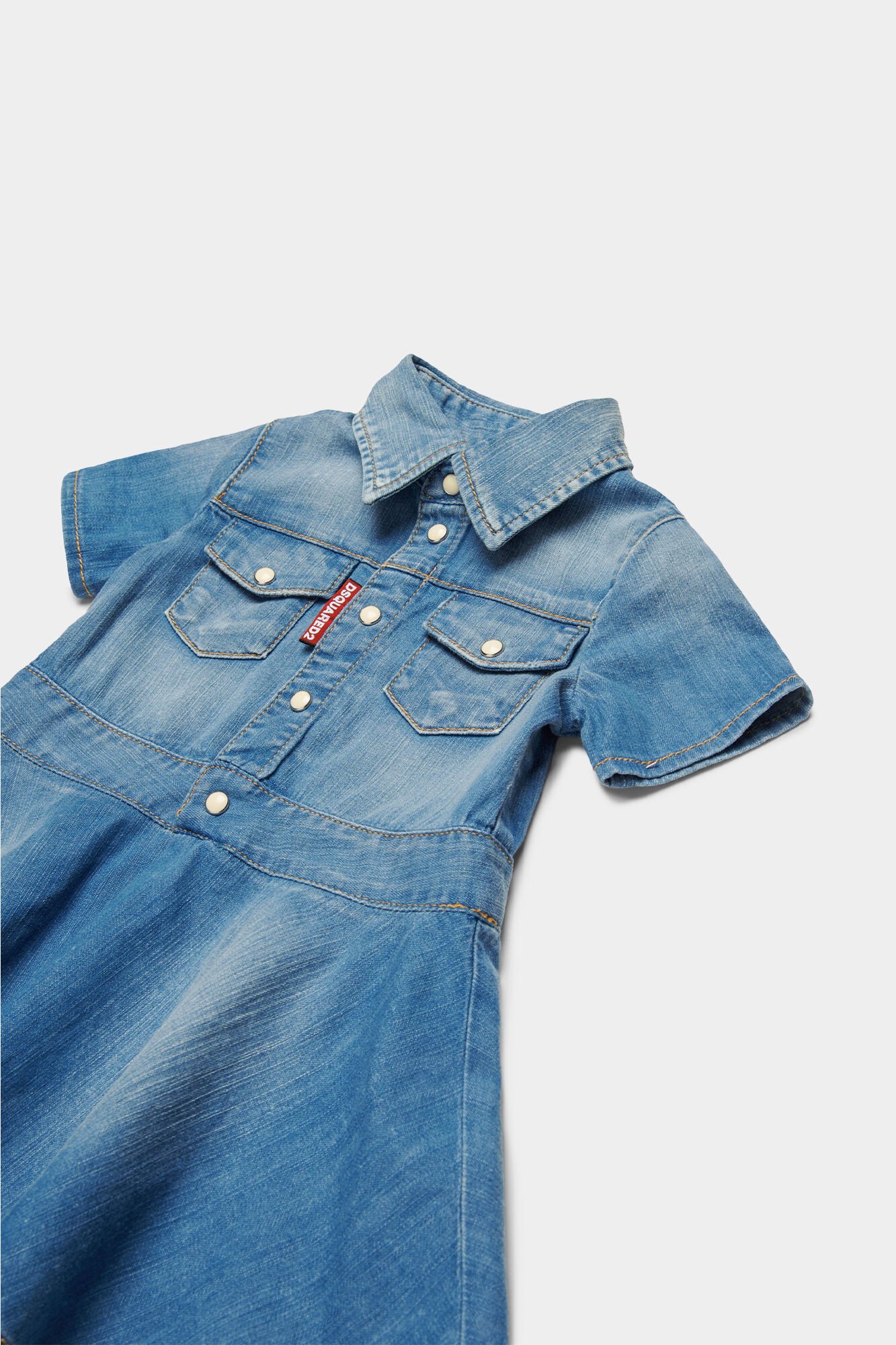 D2Kids Newborn Medium Preppy Wash Dress