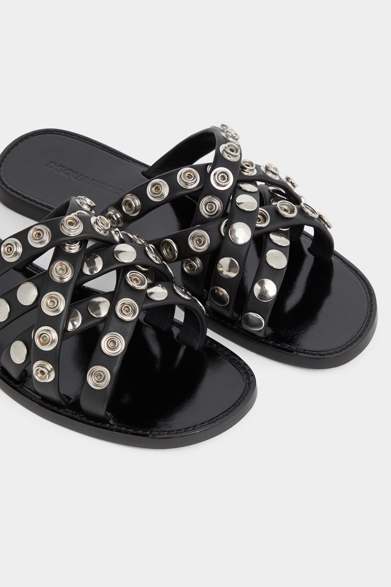 Allover Studs Flat Sandals