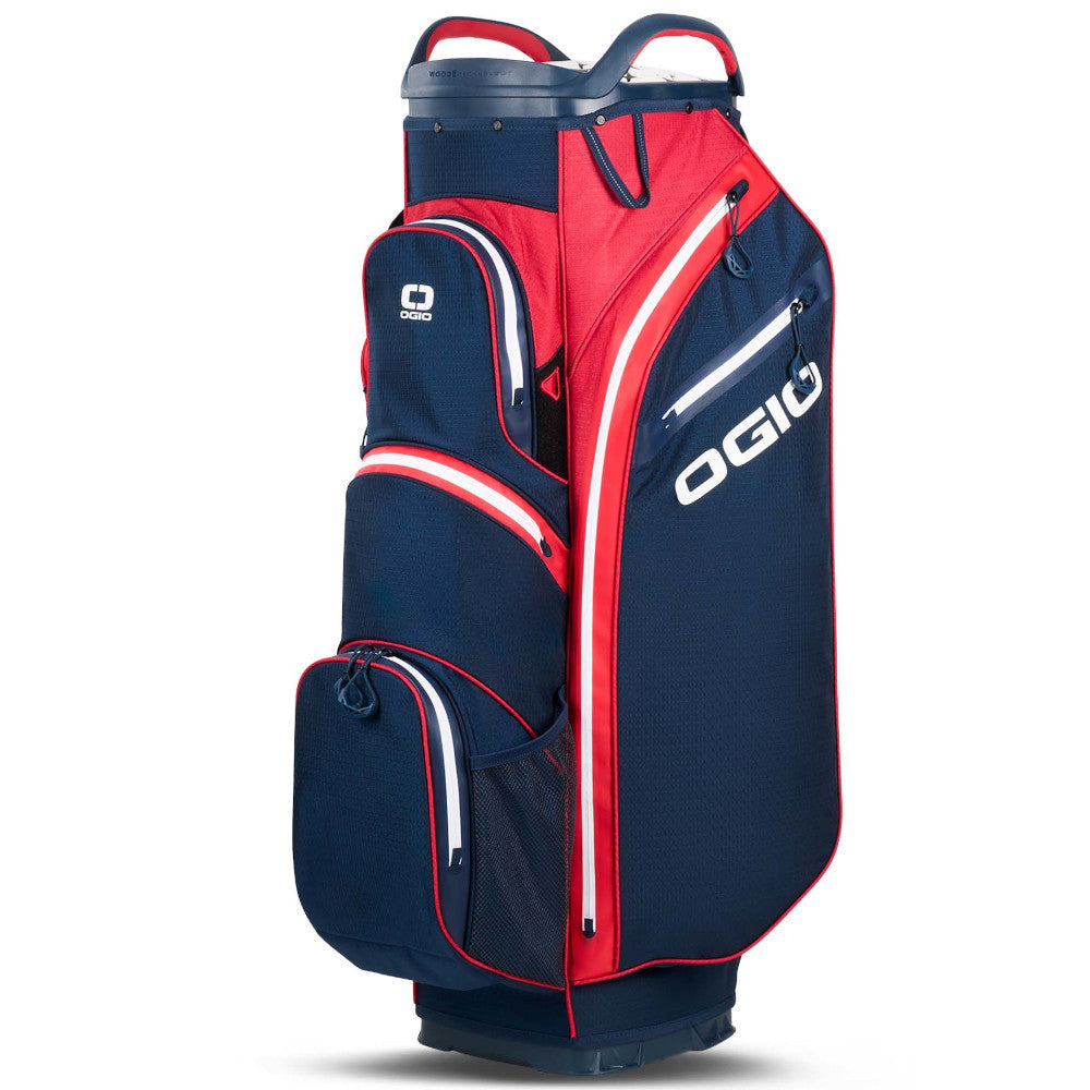 OGIO All Elements Silencer Waterproof Cart Bag – Red/White/Blue