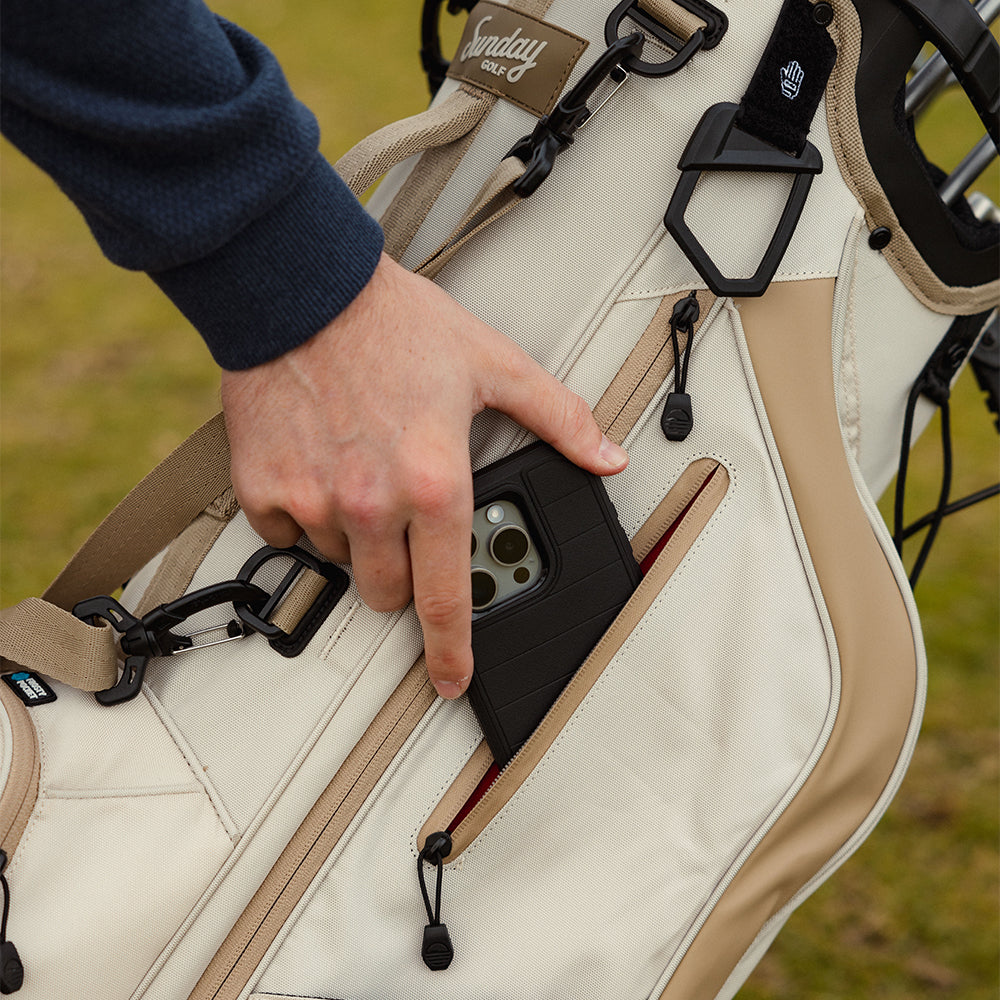 Sunday Golf Ryder ’23 Stand Bag  – Toasted Almond