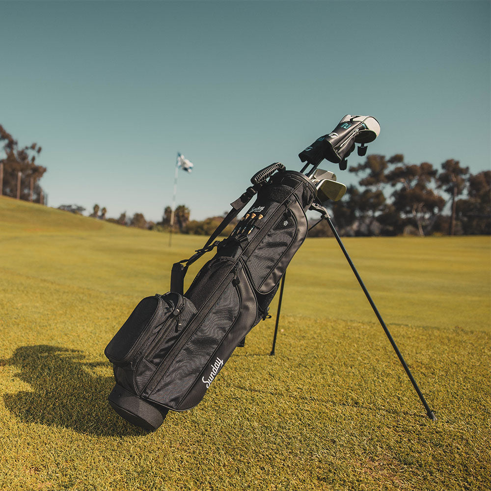 Sunday Golf Loma XL Pencil Stand Bag – Matte Black