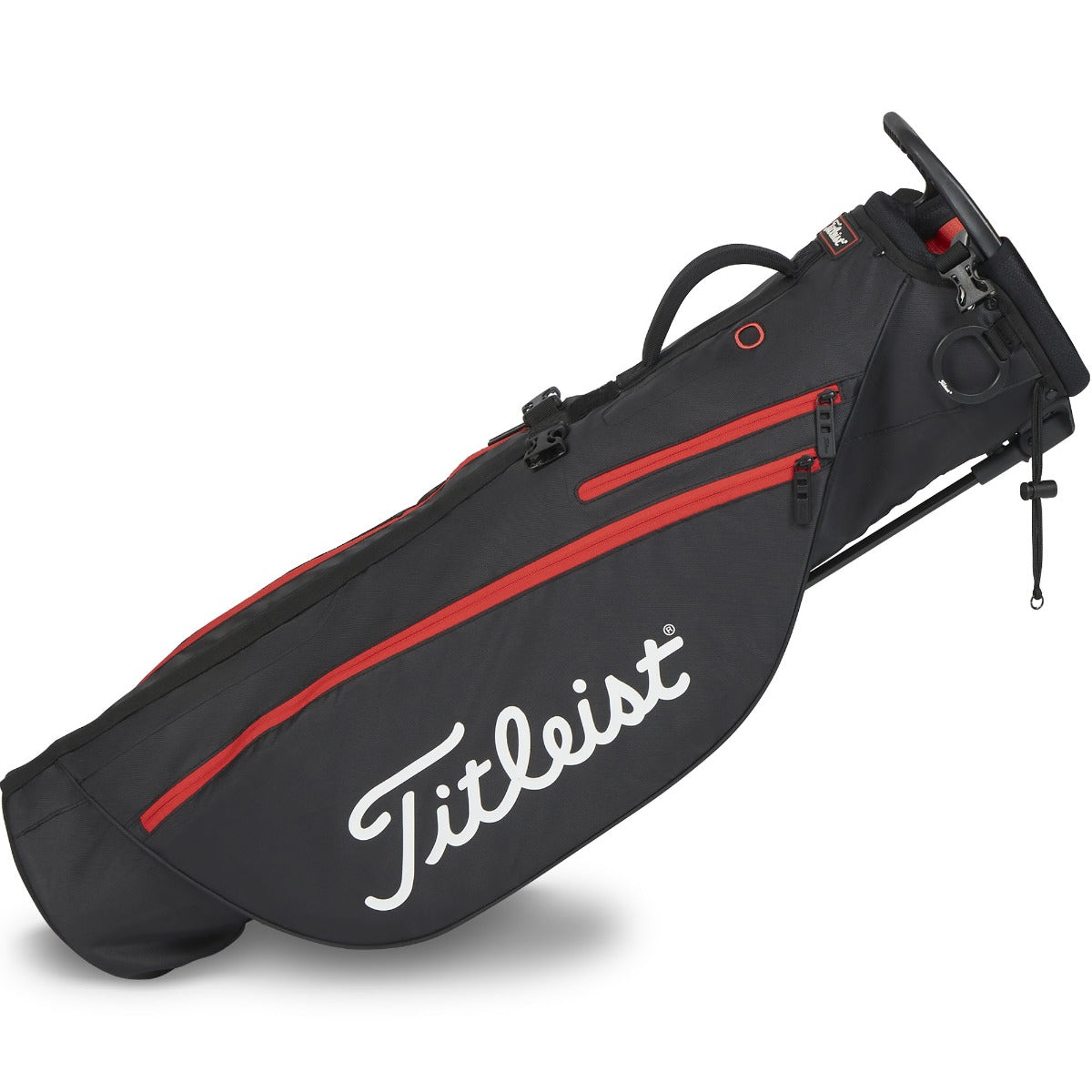Titleist Premium Carry Bag – Black/Black/Red