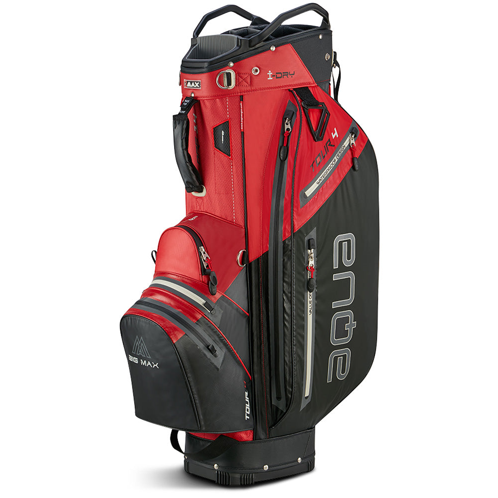 Big Max Aqua Tour 4 Waterproof Cart Bag – Red/Black