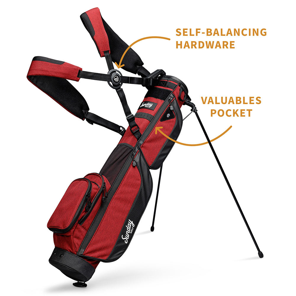 Sunday Golf Loma XL Pencil Stand Bag – Ron Burgundy