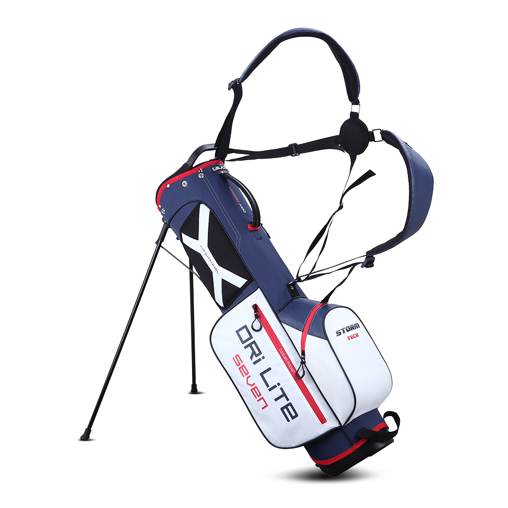 Big Max Dri Lite Seven G Stand Bag – White/Navy/Red