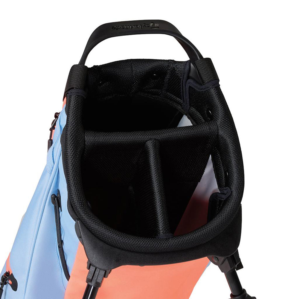 TaylorMade Flextech Stand Bag – Light Blue/Coral