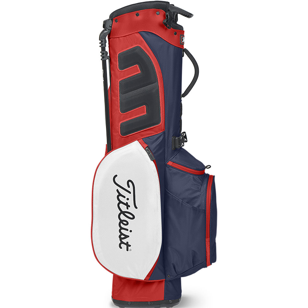 Titleist Players 4 StaDry Waterproof Stand Bag – Navy/White/Red