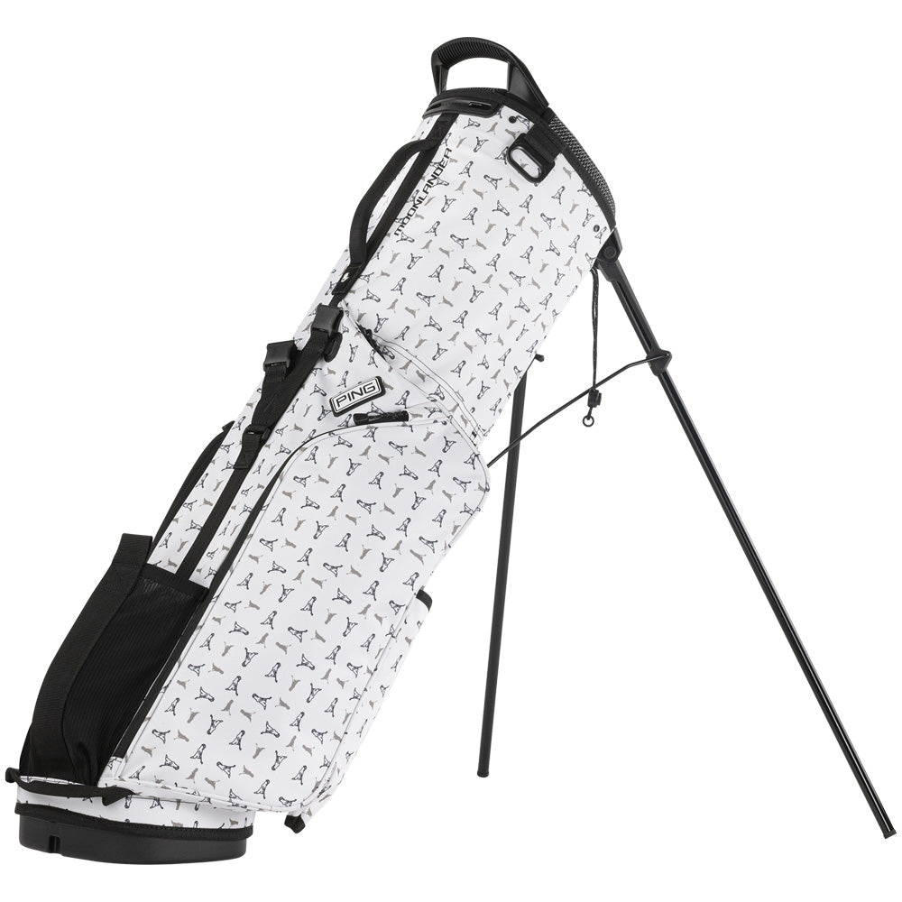 Ping Moonlander 244 Stand Bag – White/Mr Ping