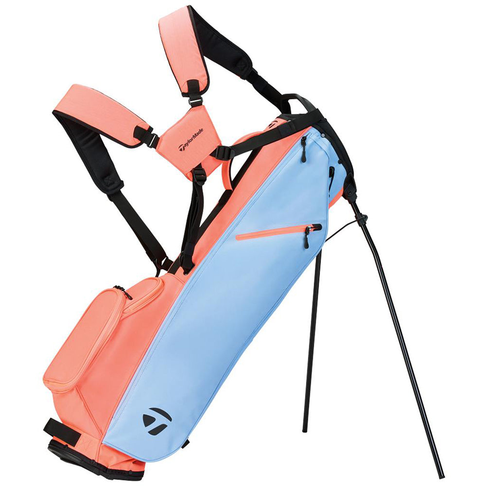 TaylorMade Flextech Stand Bag – Light Blue/Coral