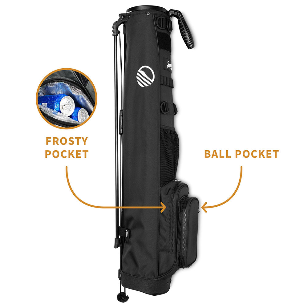 Sunday Golf Loma XL Pencil Stand Bag – Matte Black