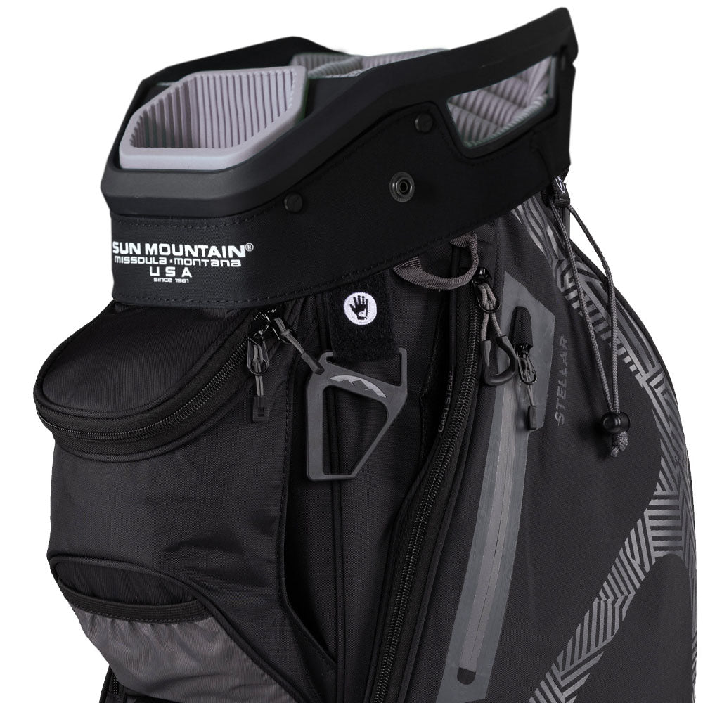 Sun Mountain Stellar Cart Bag – Black/Gunmetal/Cadet