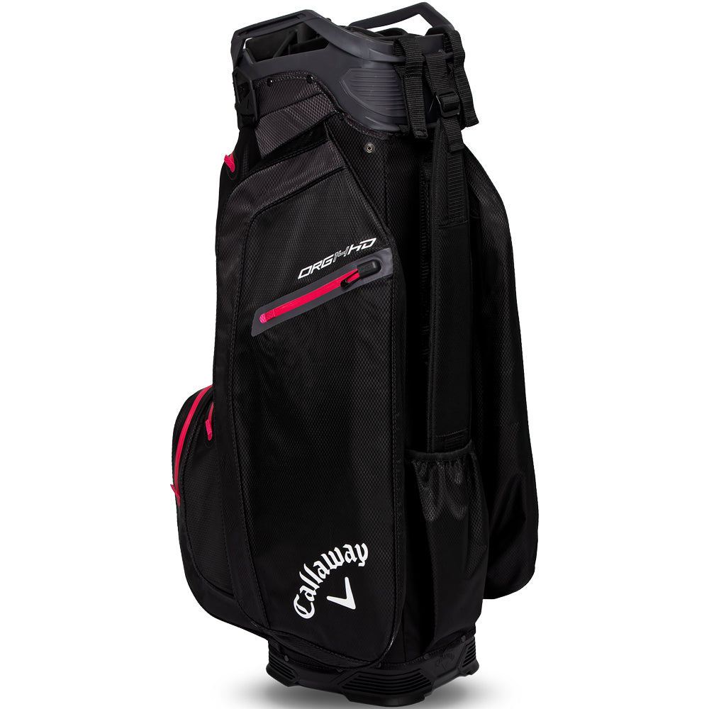Callaway Org 14 HD Waterproof Cart Bag – Black/Charcoal/Pink
