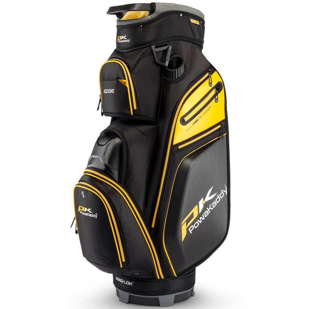 PowaKaddy EDGE Cart Bag –  Black/Yellow