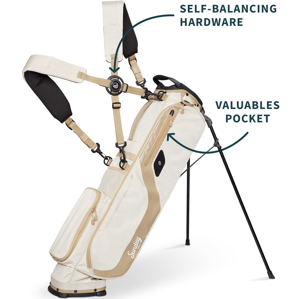 Sunday Golf El Camino Stand Bag – Toasted Almond