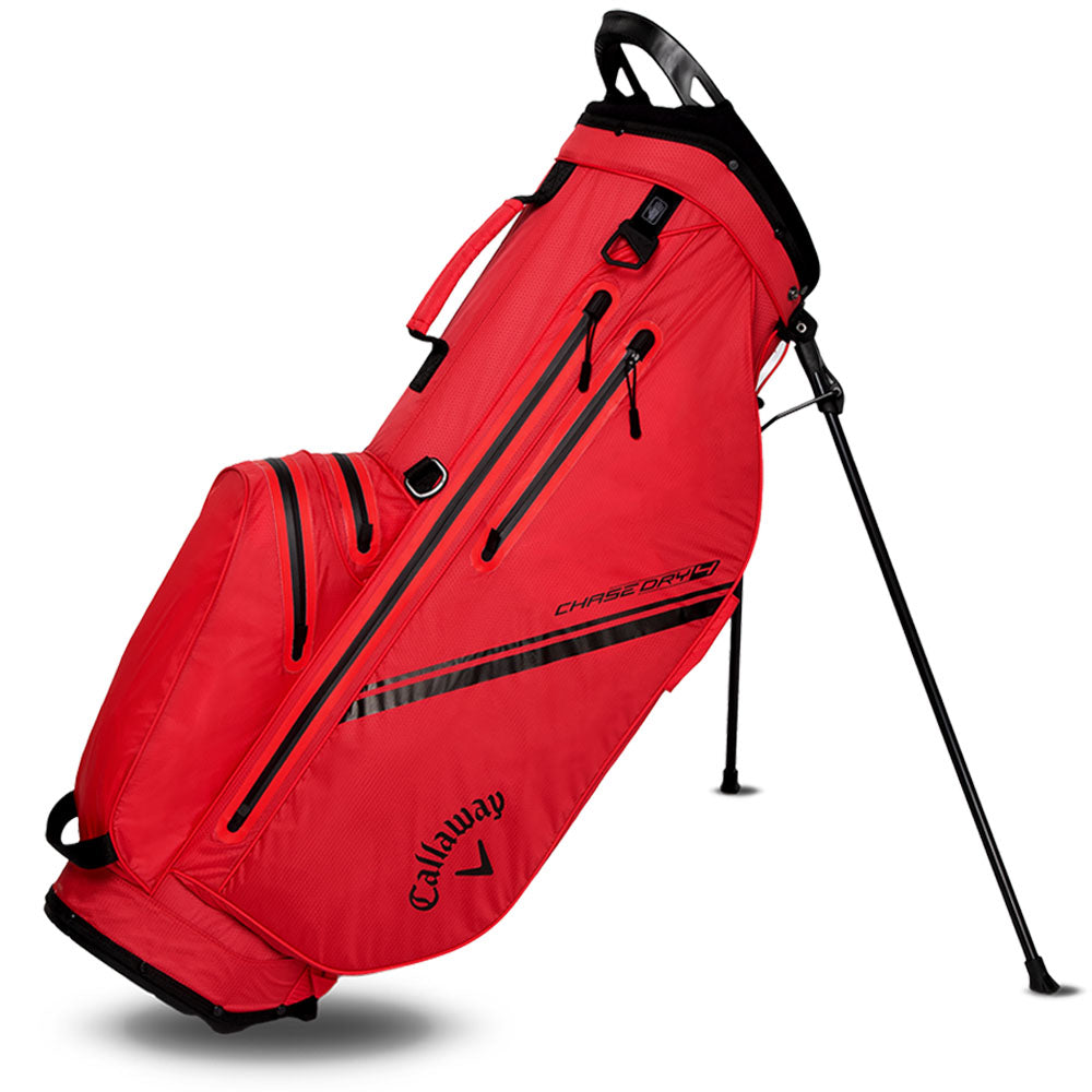 Callaway Chase 14 Dry Waterproof Stand Bag – Red/Black