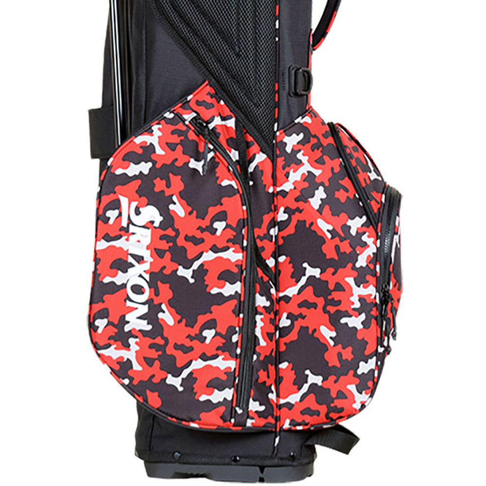 Srixon Premium Stand Bag – Black/Red Camo