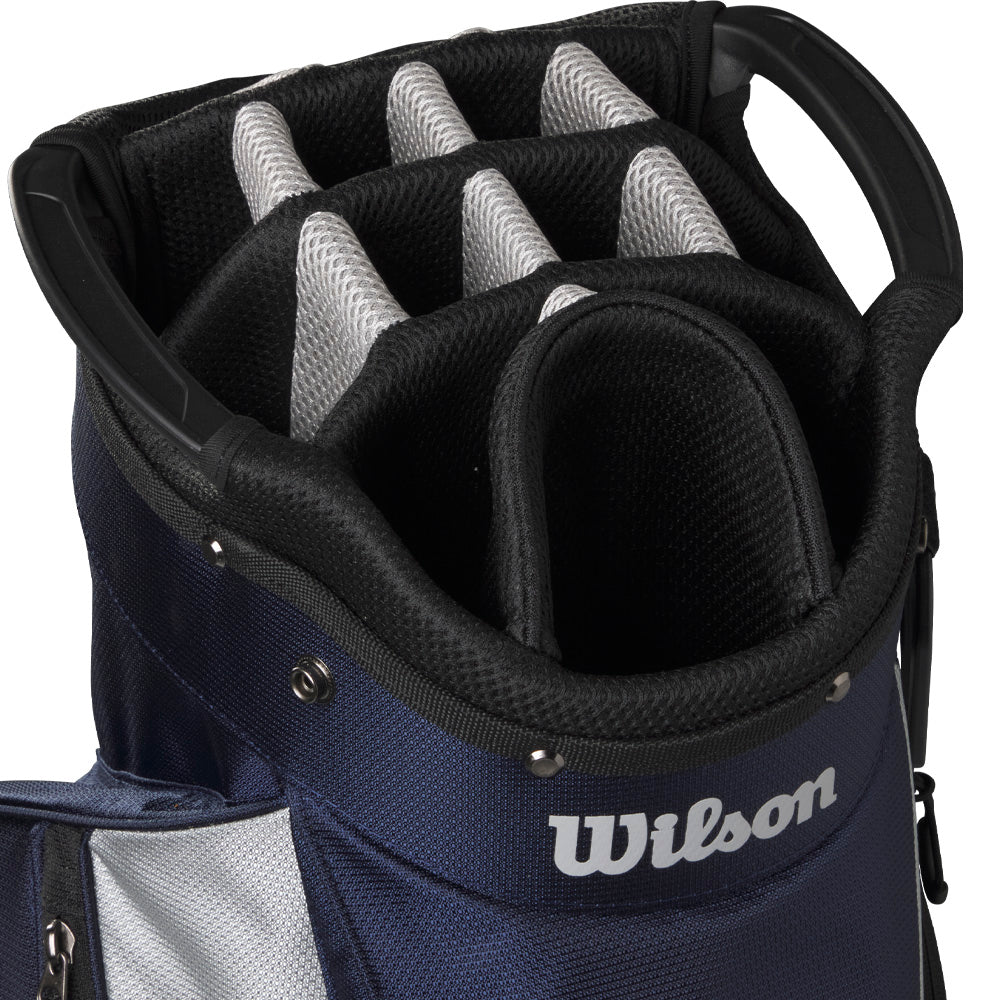 Wilson Feather Cart Bag – Navy/Silver