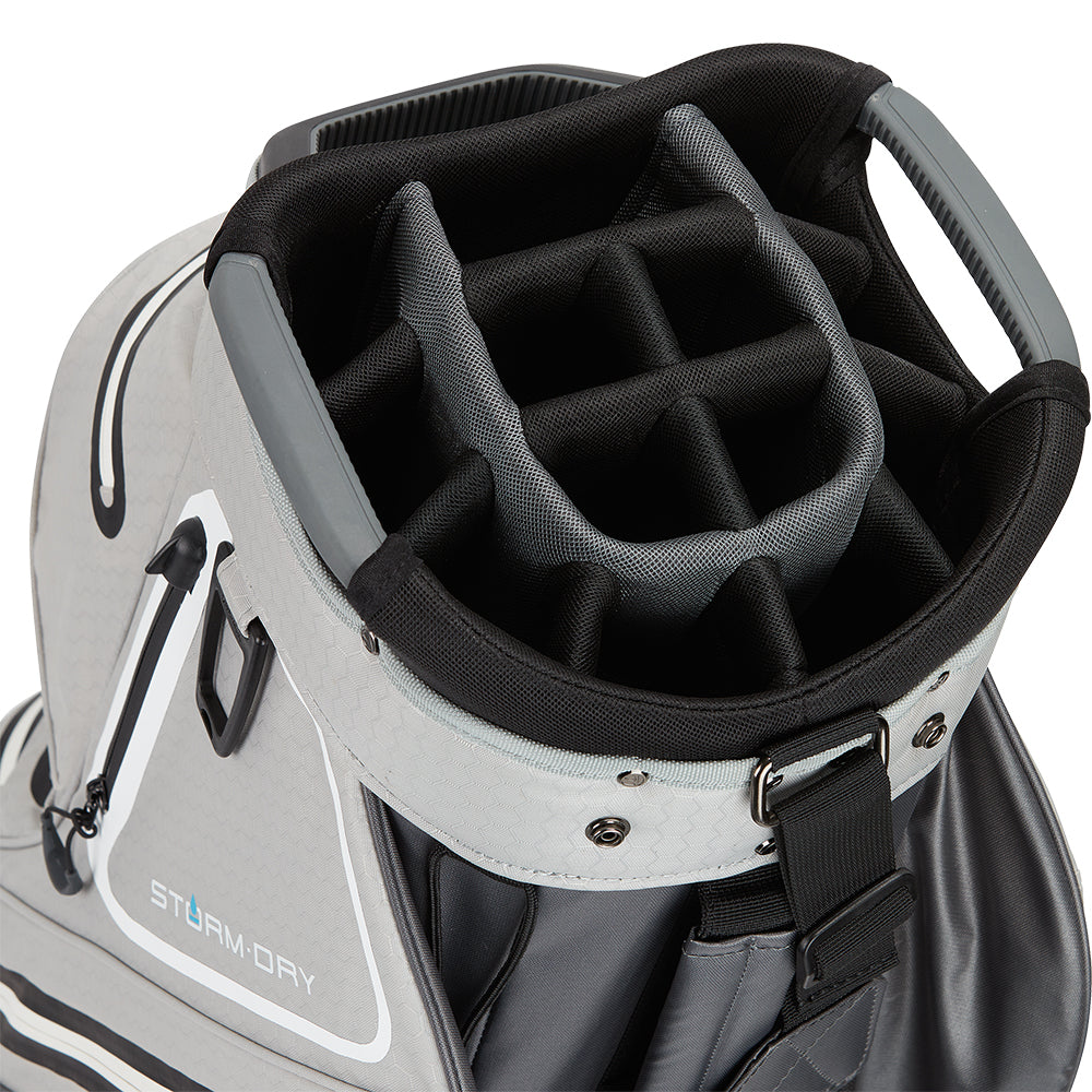 TaylorMade StormDry Cart Bag – Dark Grey/Light Grey