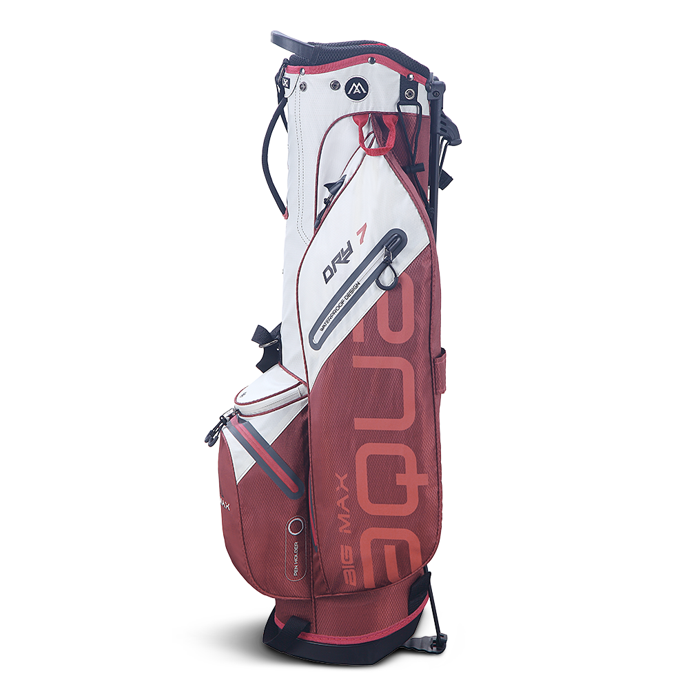 Big Max Aqua Seven G Waterproof Stand Bag – Off White/Merlot