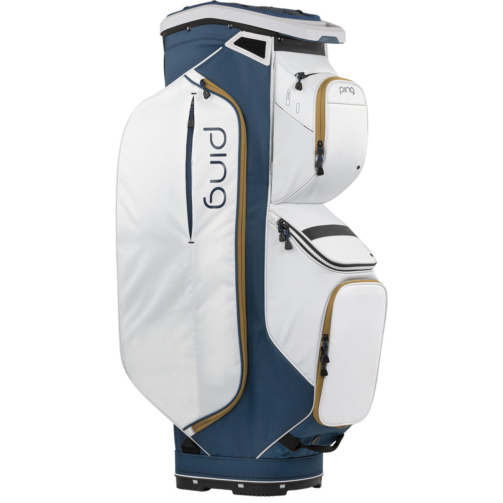 Ping Traverse 244 Cart Bag – Navy/Platinum/Gold