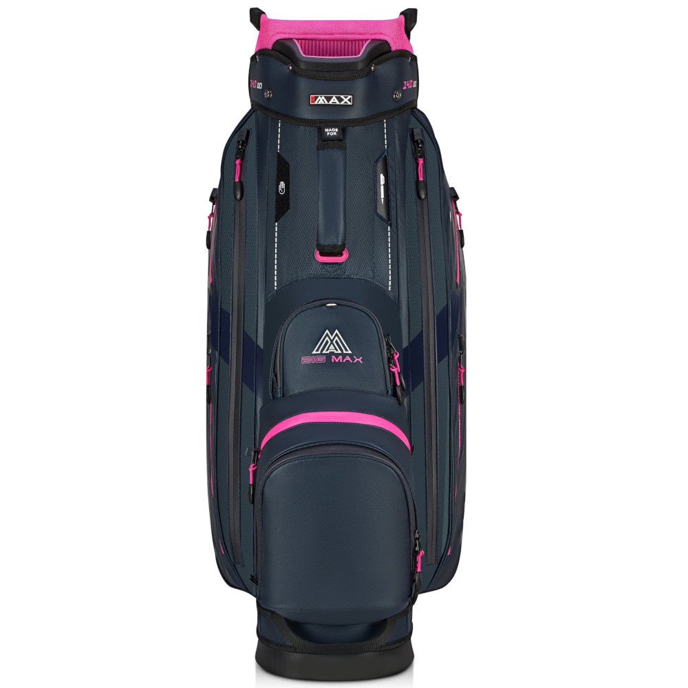 Big Max Dri Lite Sport 3 Cart Bag – Steel Blue/Fuchsia