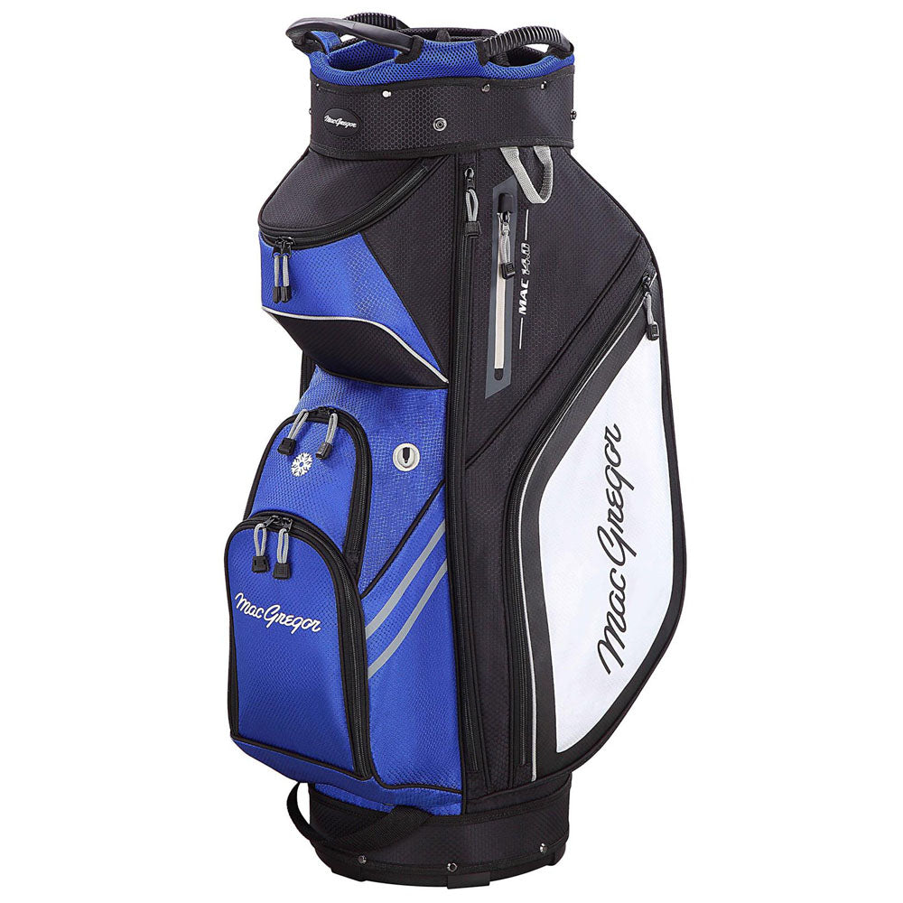 MacGregor Principal 10″ Cart Bag – Black/Blue