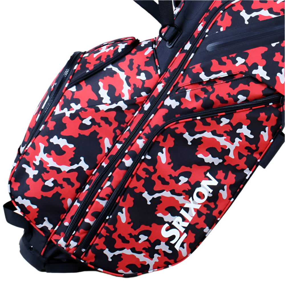 Srixon Premium Stand Bag – Black/Red Camo