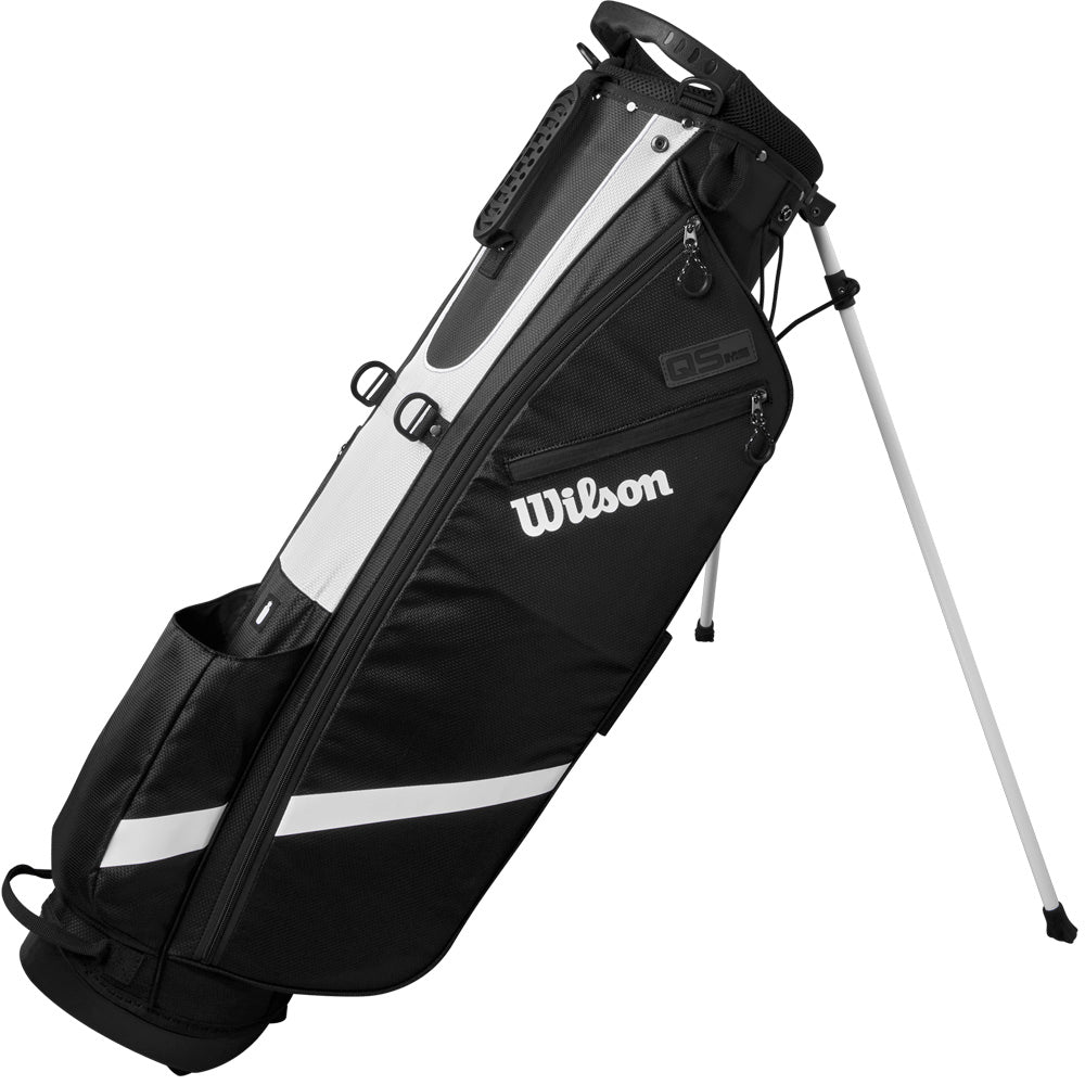 Wilson QS Lite Stand Bag – Black/White