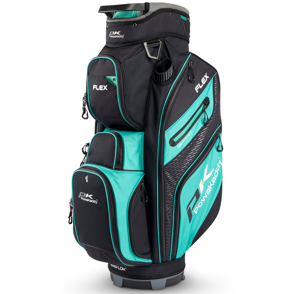 PowaKaddy FLEX Cart Bag –  Grey/Teal