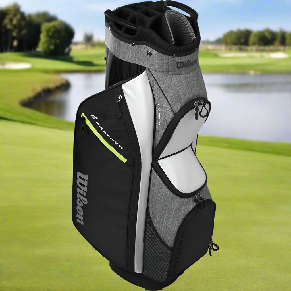 Wilson Feather Cart Bag – Black/Grey/White