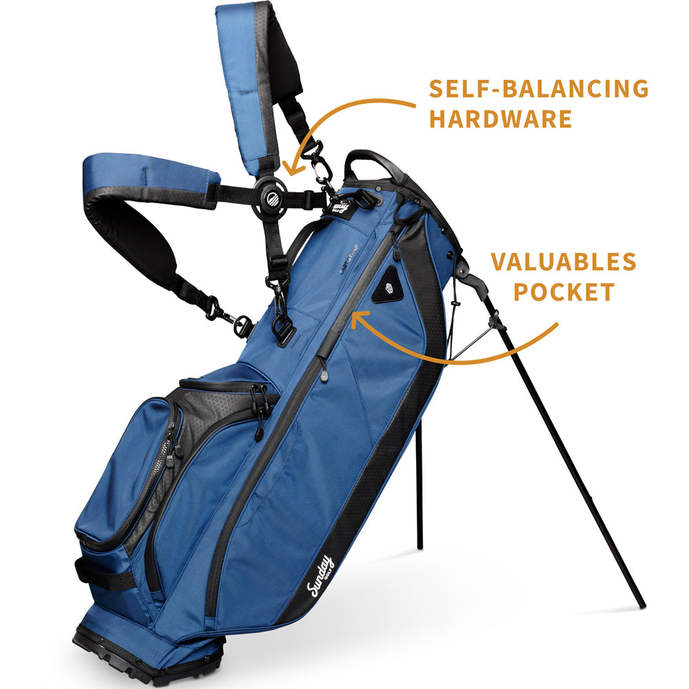 Sunday Golf Ryder ’23 Stand Bag  – Navy Blue