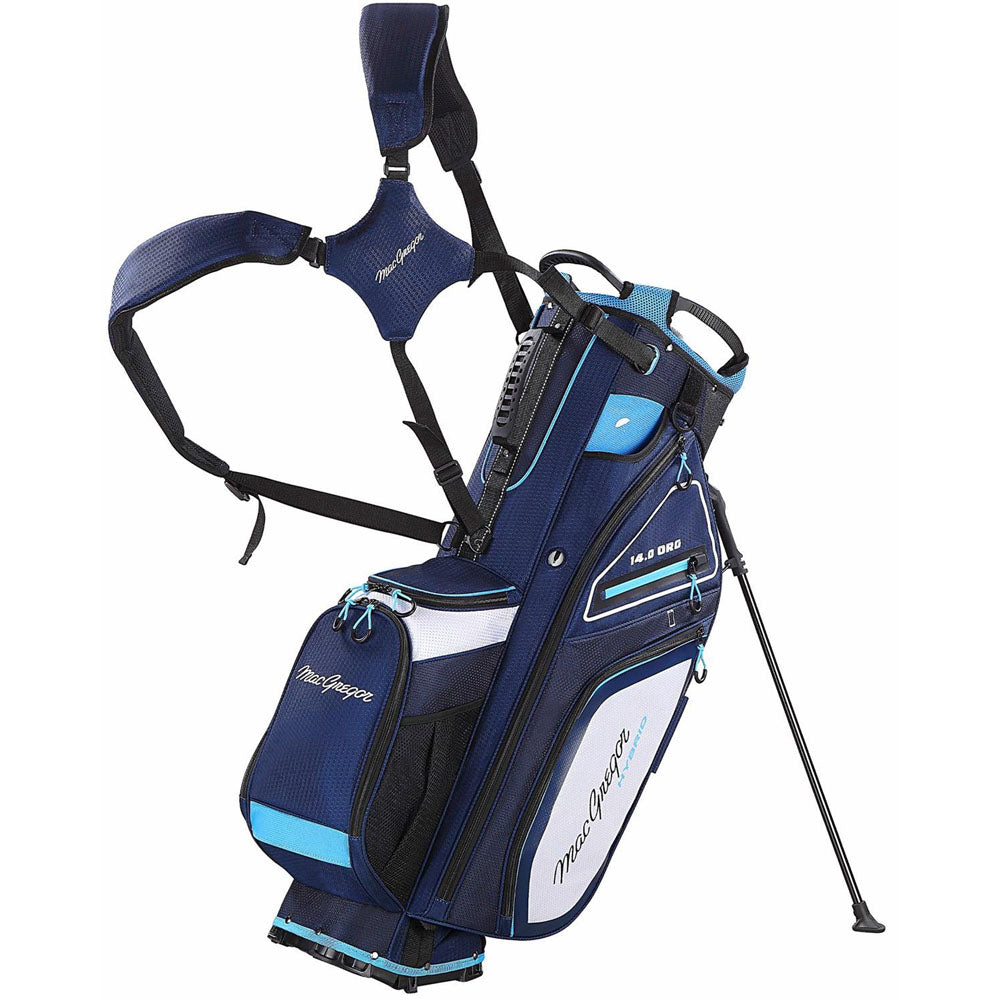 MacGregor Paramount Hybrid 14 Cart/Stand Bag – Navy/Sky