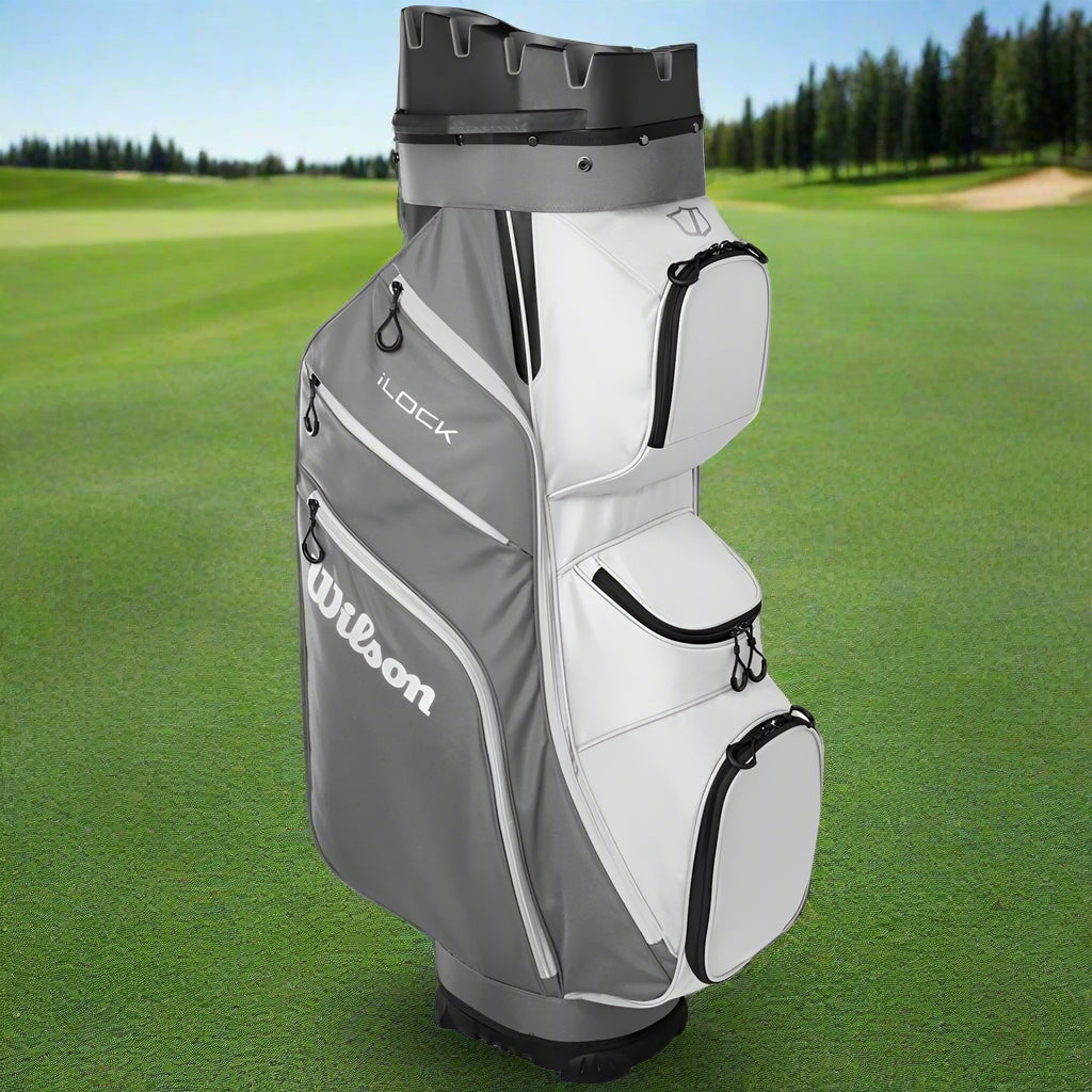 Wilson I-Lock Cart Bag – Grey/White/Black