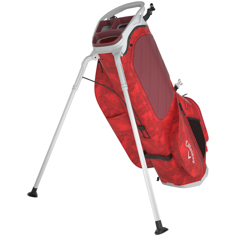 Callaway Fairway C HD Stand Bag – Red Palms/Light Grey