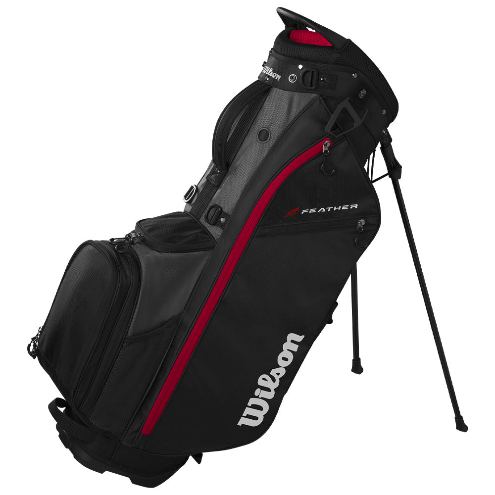 Wilson Feather Stand Bag – Black/Grey/Red