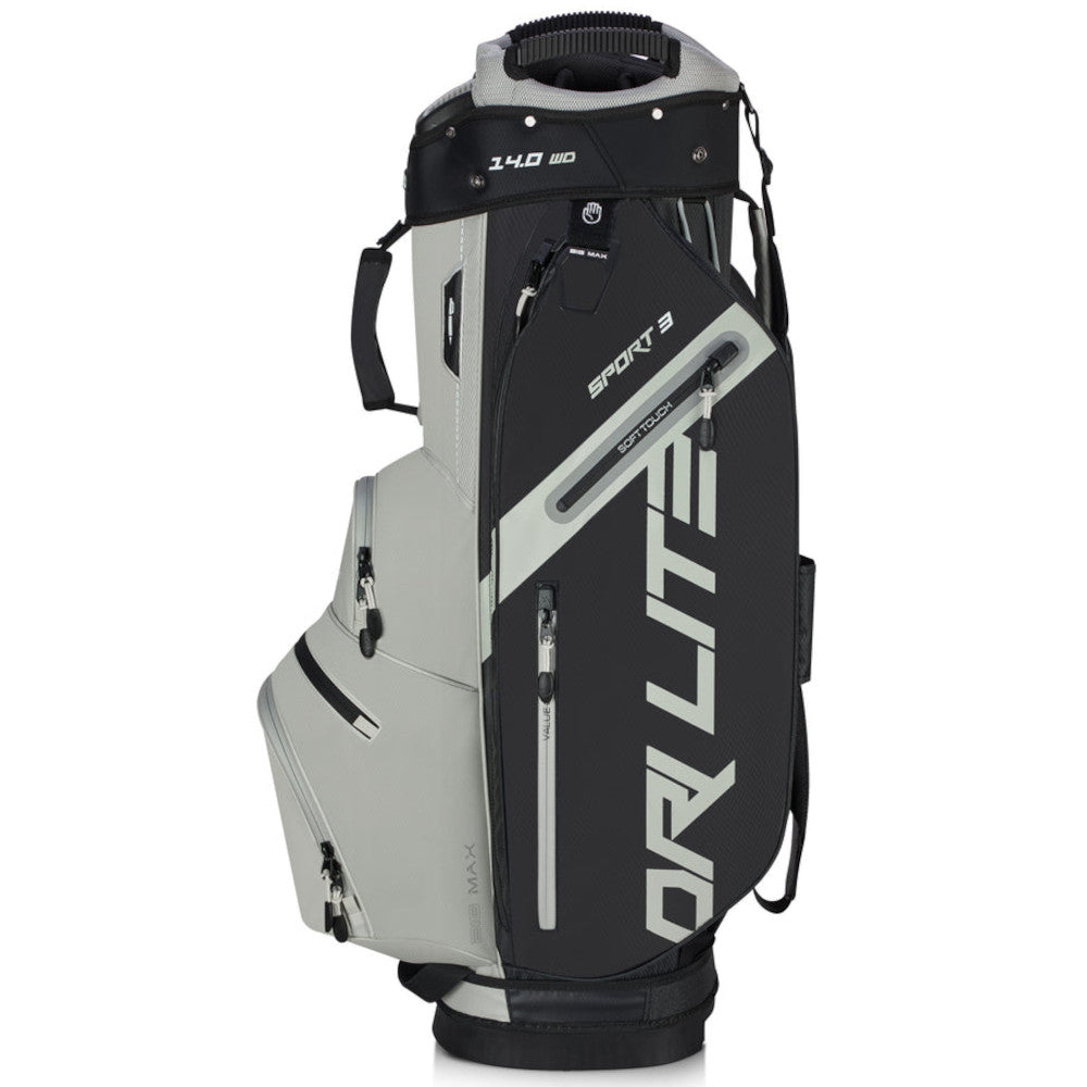 Big Max Dri Lite Sport 3 Cart Bag – Black/Taupe