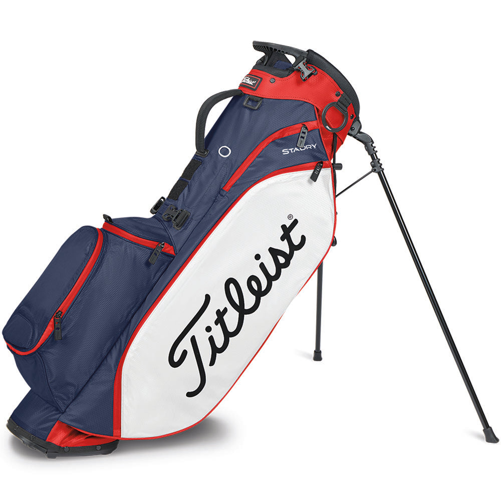 Titleist Players 4 StaDry Waterproof Stand Bag – Navy/White/Red