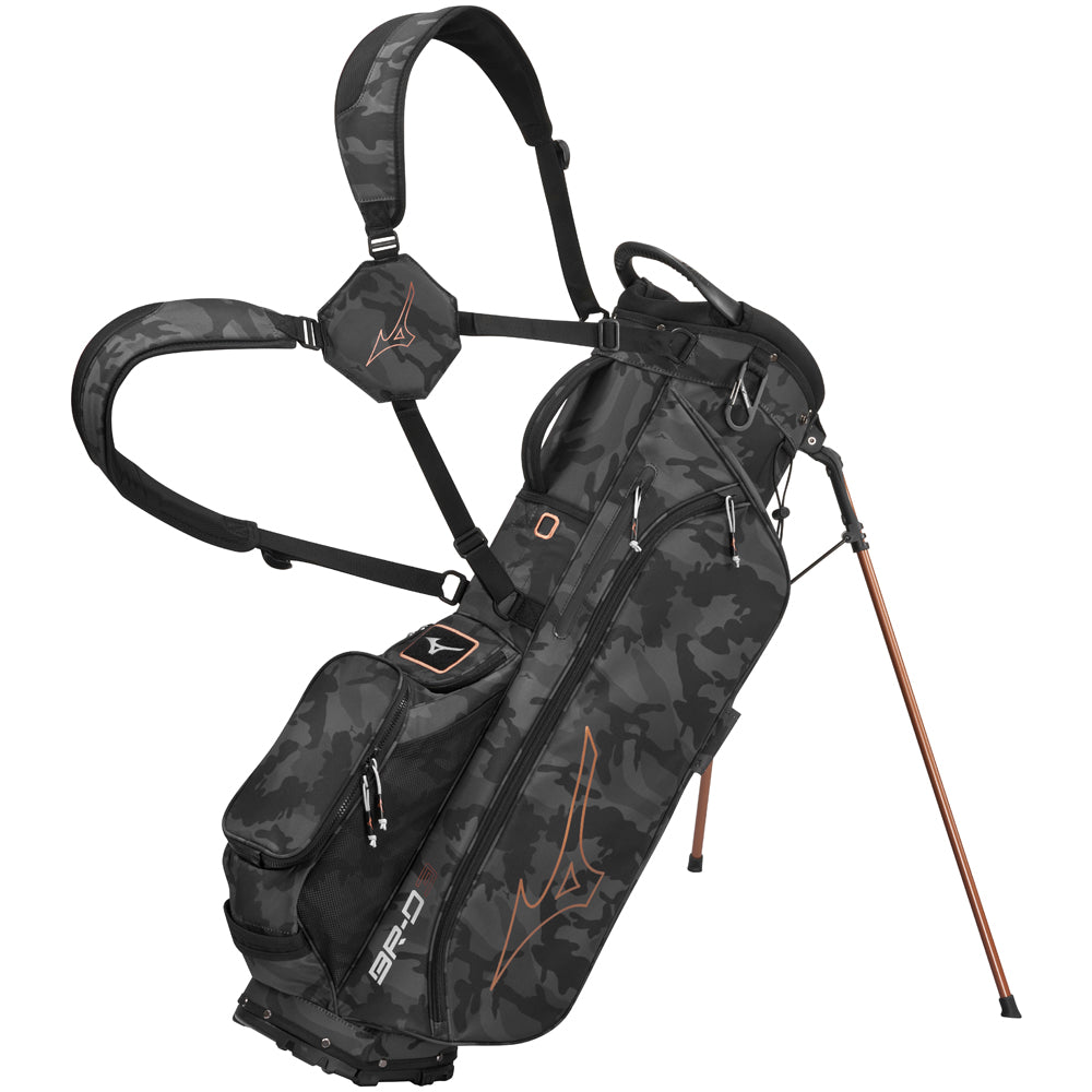 Mizuno BR-D3 Stand Bag – Black Camo/Copper
