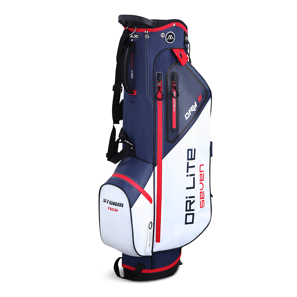 Big Max Dri Lite Seven G Stand Bag – White/Navy/Red