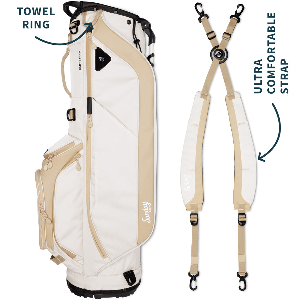 Sunday Golf Ryder ’23 Stand Bag  – Toasted Almond