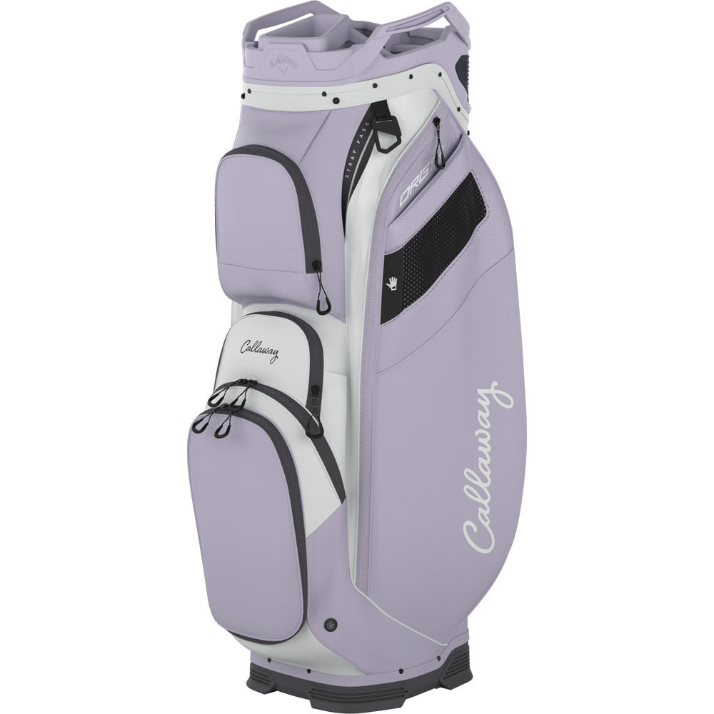 Callaway Org 14 Cart Bag – Silver/Orchid Petal