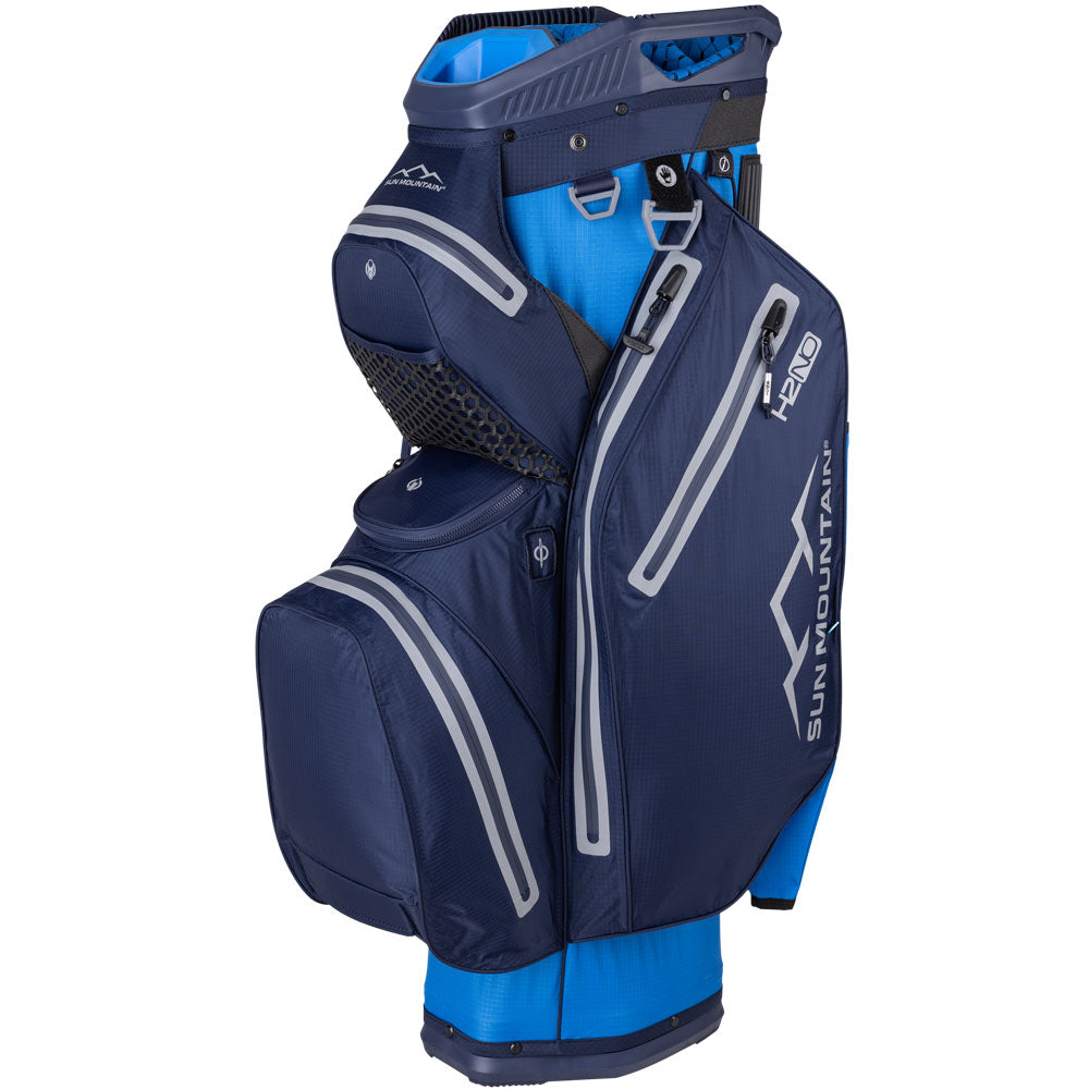 Sun Mountain H2NO Staff Waterproof Cart Bag – Blue/Navy