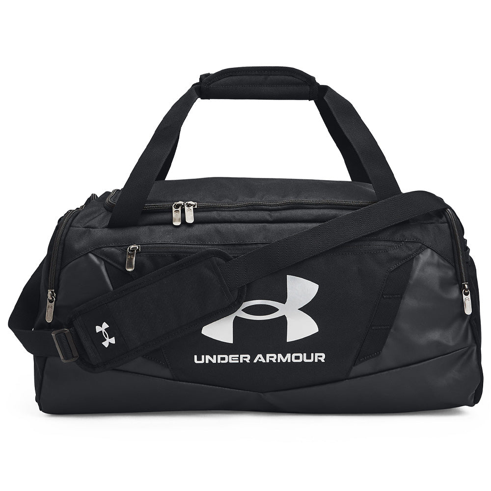Under Armour Undeniable 5.0 Small Duffle – Black/Black/Metallic Silver