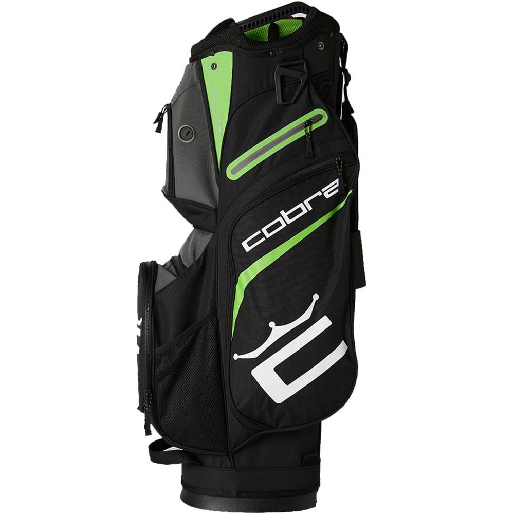 Cobra Signature Cart Bag – Black/Grey/Green