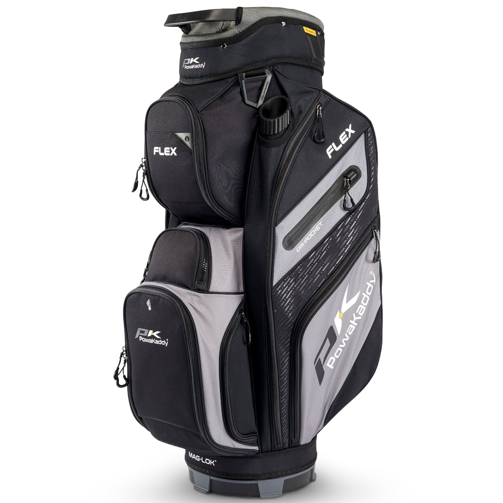PowaKaddy FLEX Cart Bag –  Grey/Black