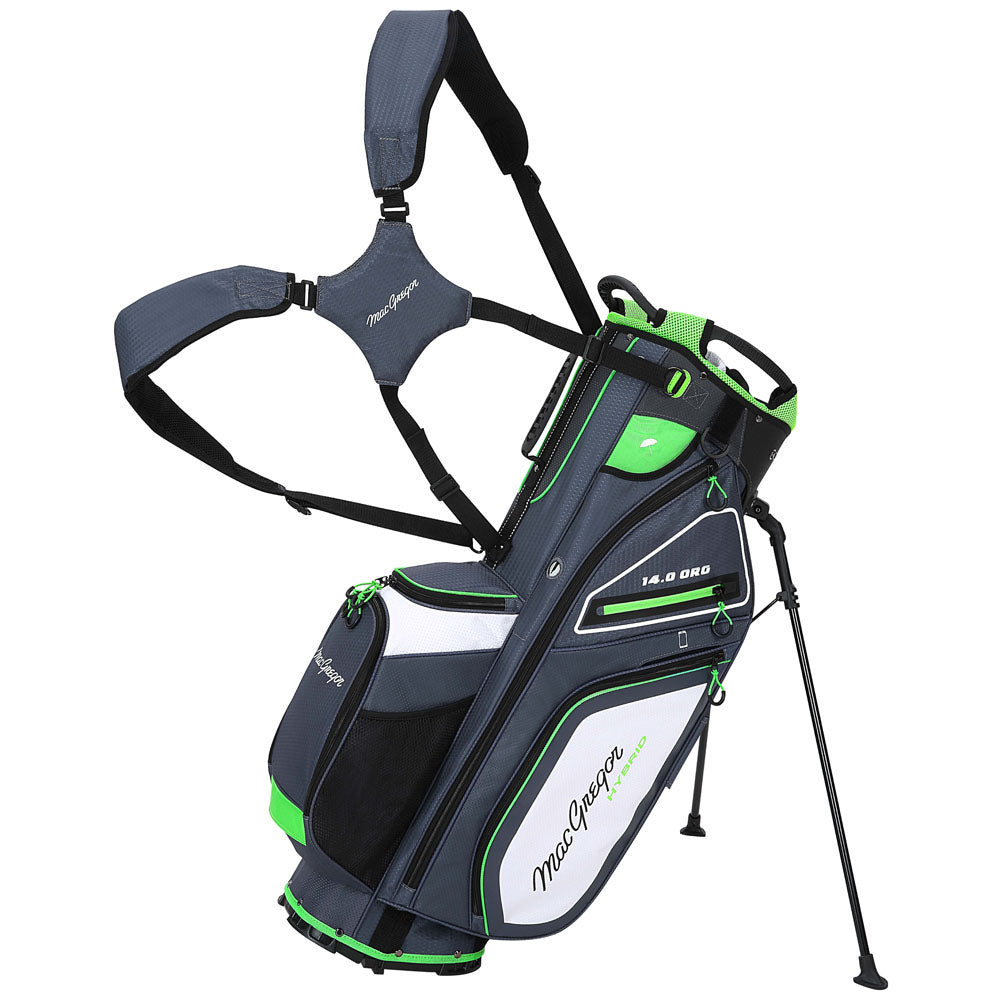 MacGregor Paramount Hybrid 14 Cart/Stand Bag – Grey/Green